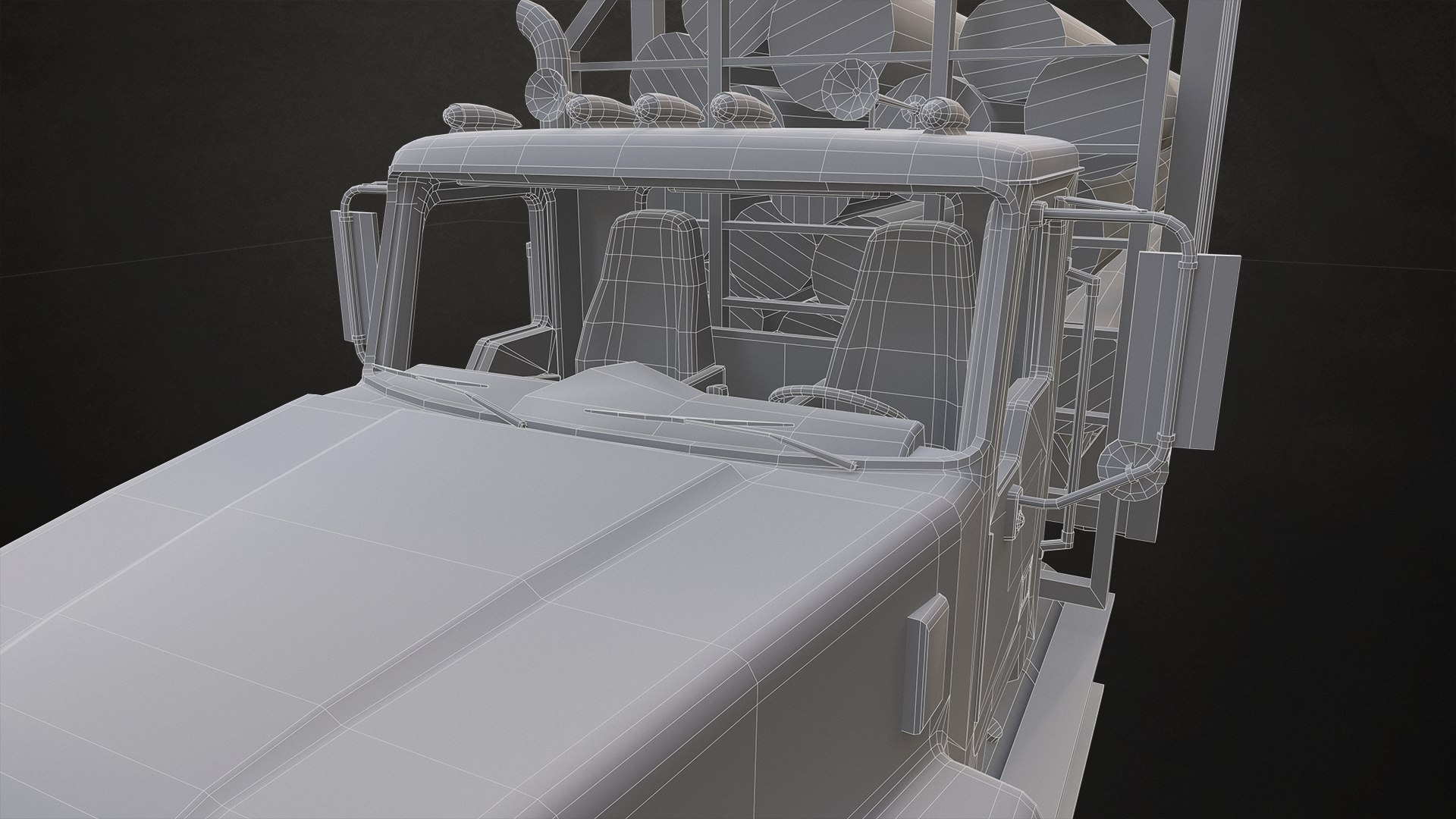 Classic Logging Truck - Low Poly 3D model - TurboSquid 2051665