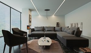 3D Living Room