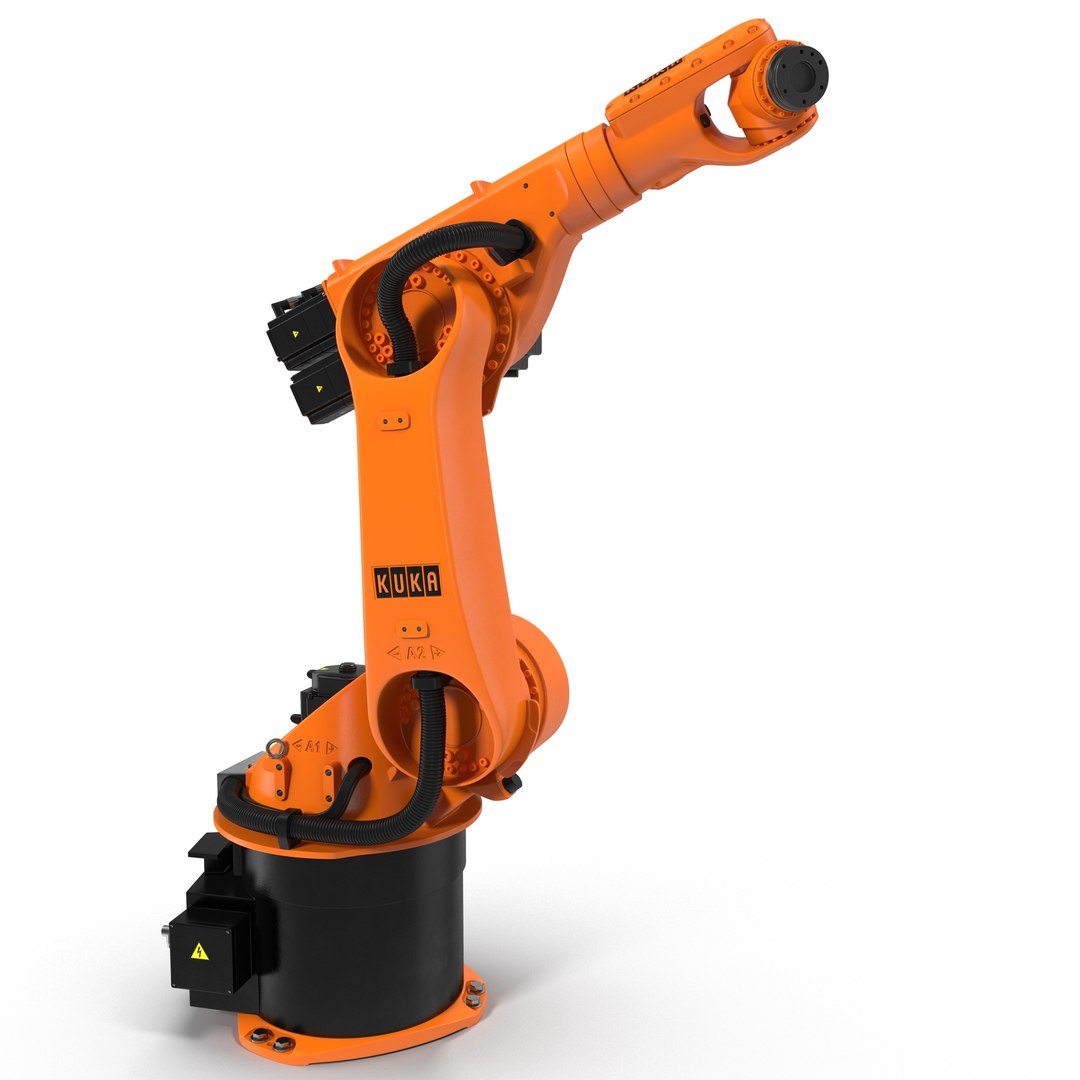Kuka Robot KR 60-3 Rigged 3D model preview
