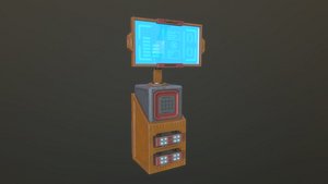 Scifi computer console