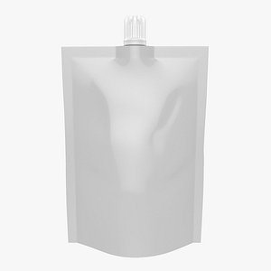3D Spout Pouch Soft Bag Top Fill High Poly model