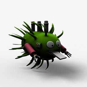 Cartoon Bacteria Factory