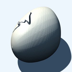cracked dinosaur egg