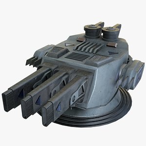 Sci-Fi Plasma Turret Mk 3