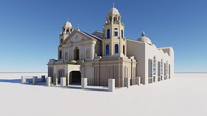 Quiapo Church 3D Model 3D model
