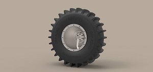 3D wheel sherp model
