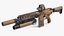 M4 Rifle with Grenade Launcher M203 Tan 3D model