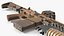 M4 Rifle with Grenade Launcher M203 Tan 3D model