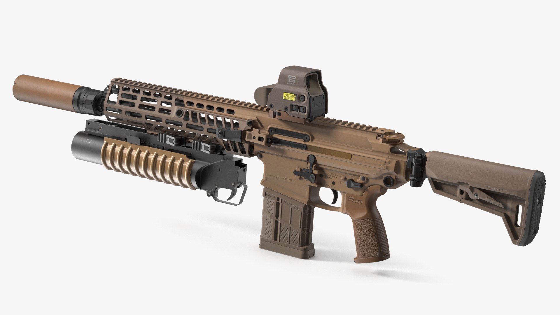 M4 Rifle with Grenade Launcher M203 Tan 3D model https://p.turbosquid.com/ts-thumb/z3/7BgHKr/RW/m4_rifle_with_grenade_launcher_m203_tan_002/jpg/1770588916/1920x1080/fit_q87/4ca6b7f8cf7478ca63a6591632fc383721f84a9c/m4_rifle_with_grenade_launcher_m203_tan_002.jpg