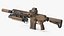 M4 Rifle with Grenade Launcher M203 Tan 3D model