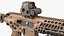 M4 Rifle with Grenade Launcher M203 Tan 3D model