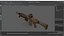 M4 Rifle with Grenade Launcher M203 Tan 3D model