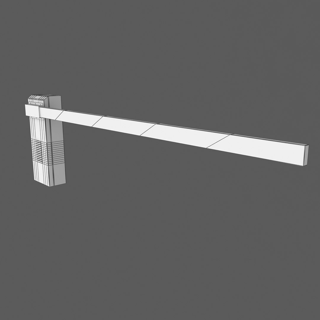 3D Boom Gate Model - TurboSquid 1329298