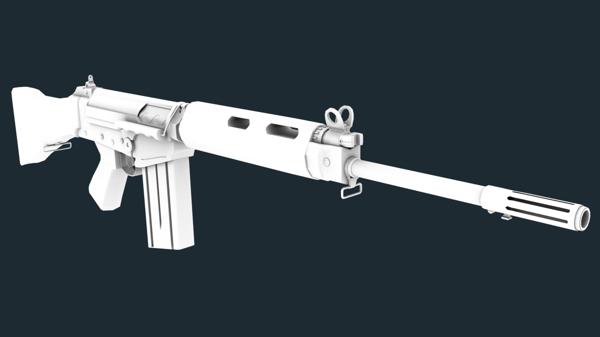 3D Model Pbr Rifle - TurboSquid 1533378