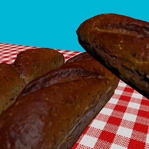 bread 1 3d model
