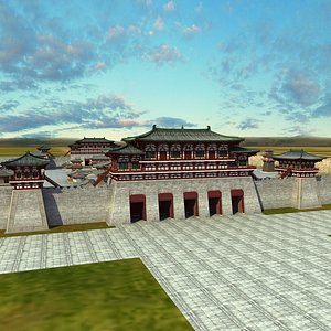 Chinese Ancient Buildings 04 3D model