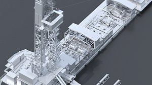 Oil rig 3D