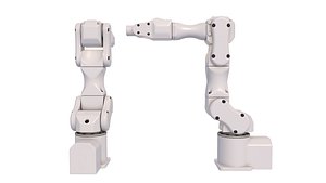 3D model EPSON  Robot mechanical robot arm