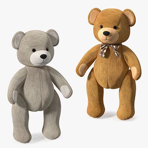 3D Rigged Teddy Bears Collection