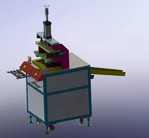 3D plastic pressing machine