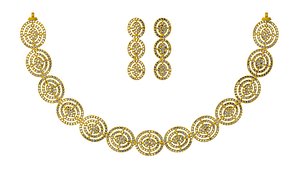 diamond necklace 3D model