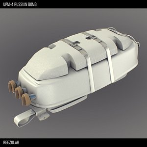 upm-4 russian bomb 3d model