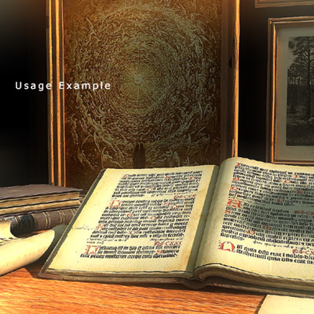 medieval books framed pictures 3d model https://p.turbosquid.com/ts-thumb/z3/MlUInu/hU7lxZxS/example2/jpg/1095651965/1920x1080/fit_q87/d3d5dd7e902703a12c38e2ad7e4cf4d583f3bcd8/example2.jpg