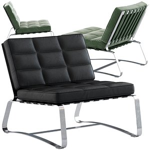 Minotti Delaunay Quilt Armchair model