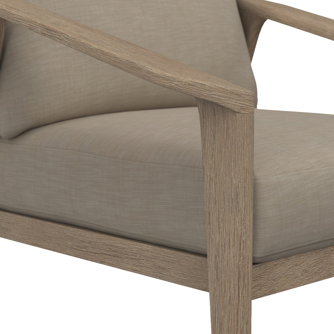 Malta Teak Lounge Chair 3D Model TurboSquid 2085138