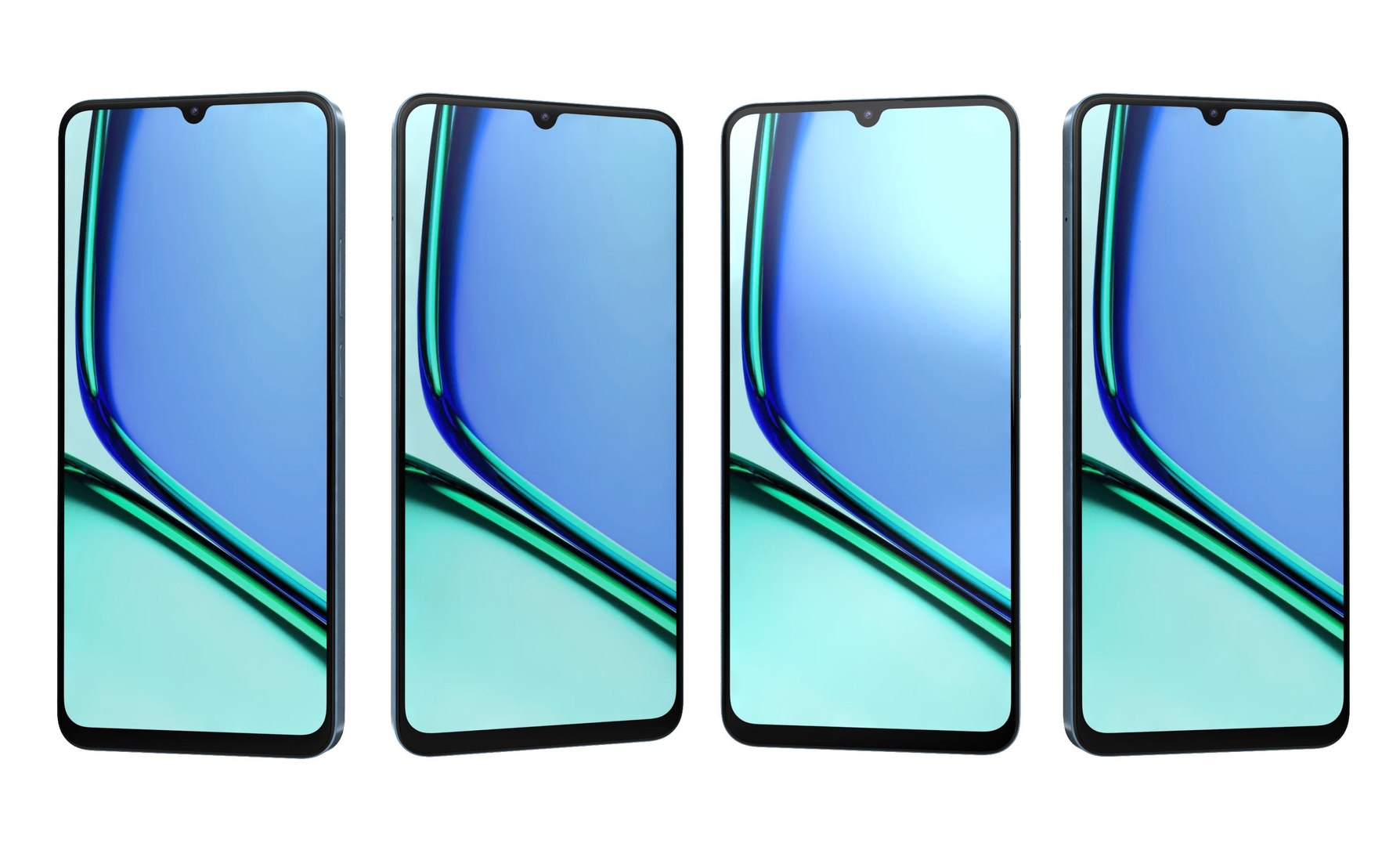 3D Realme Note 60 Marble Black And Voyage Blue - TurboSquid 2273668
