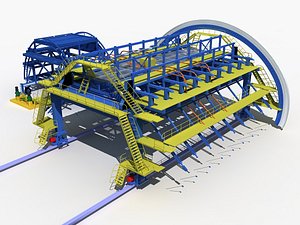 Tunnel Trolley 3D