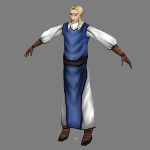 3d model fantastic - elf 1