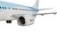 Avión comercial a reacción realista TUI Boeing 737-800