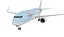 Avión comercial a reacción realista TUI Boeing 737-800