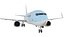 Avión comercial a reacción realista TUI Boeing 737-800
