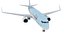 Avión comercial a reacción realista TUI Boeing 737-800