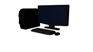 computer gaming 3D model