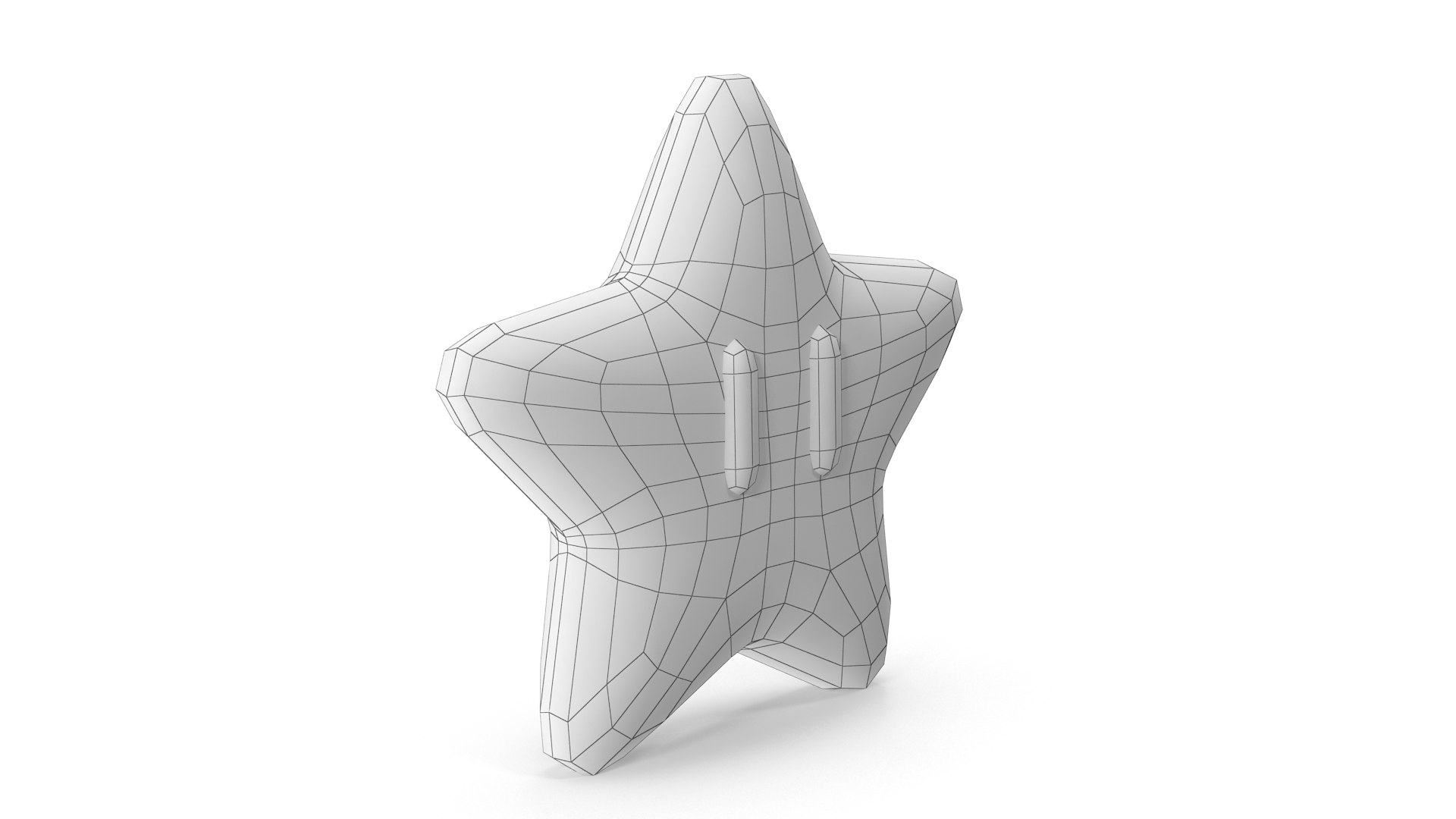 Mario Star 3D - TurboSquid 1937185