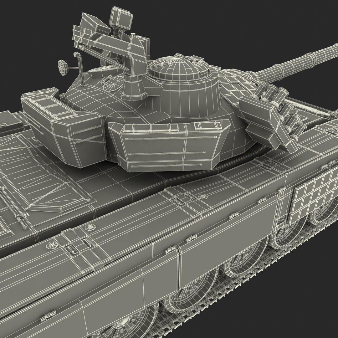 3d Model Of Pt-91 Twardy Polish Main