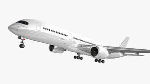 Airbus A350-900 Generic White