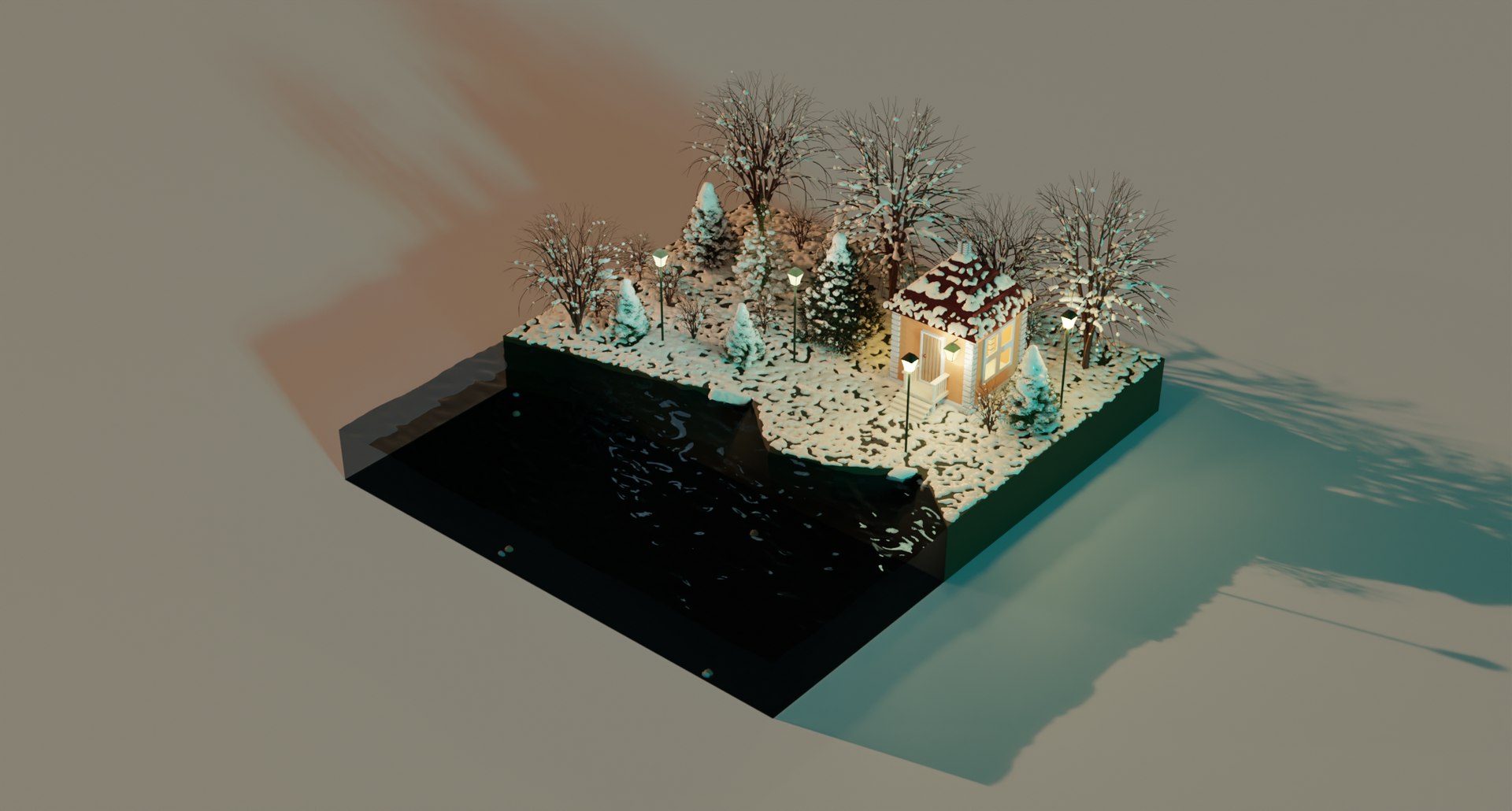 Lake Model - TurboSquid 2337493