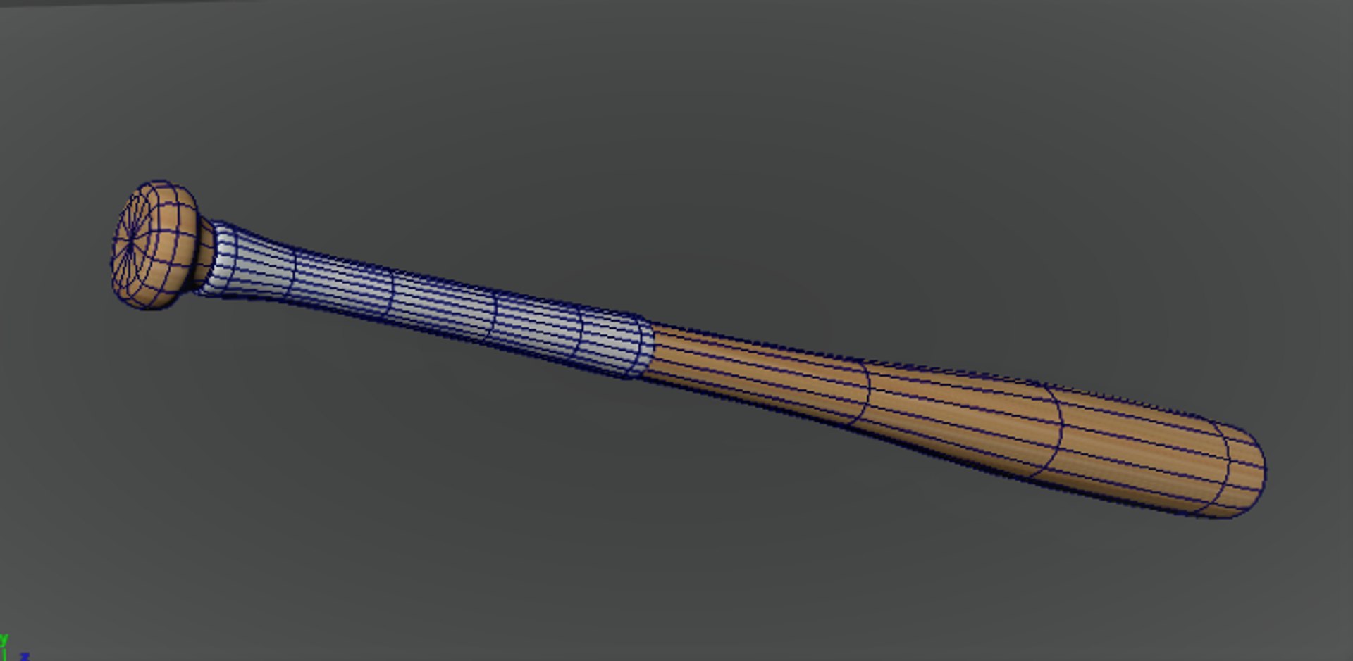 3D model baseball bat https://p.turbosquid.com/ts-thumb/z3/wGopcF/7GEF9ST3/wireframe_/png/1598336077/1920x1080/fit_q87/be7c1b45ae1d5fb155d69a58656a10e073720d06/wireframe_.jpg
