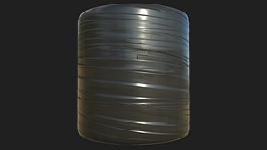 Seamless insulation tape black PBR material texture