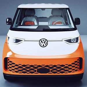 3D volkswagen id buzz model