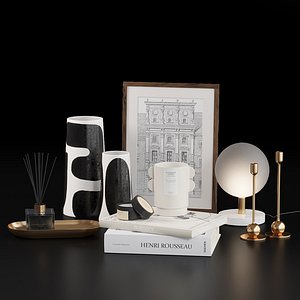 Decorative set HM with Franca NYC Vases