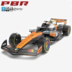 3D McLaren MCL39 F1 2025 Formula 1 Race Car