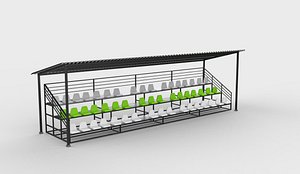 Grandstand 2 3D model 3D model