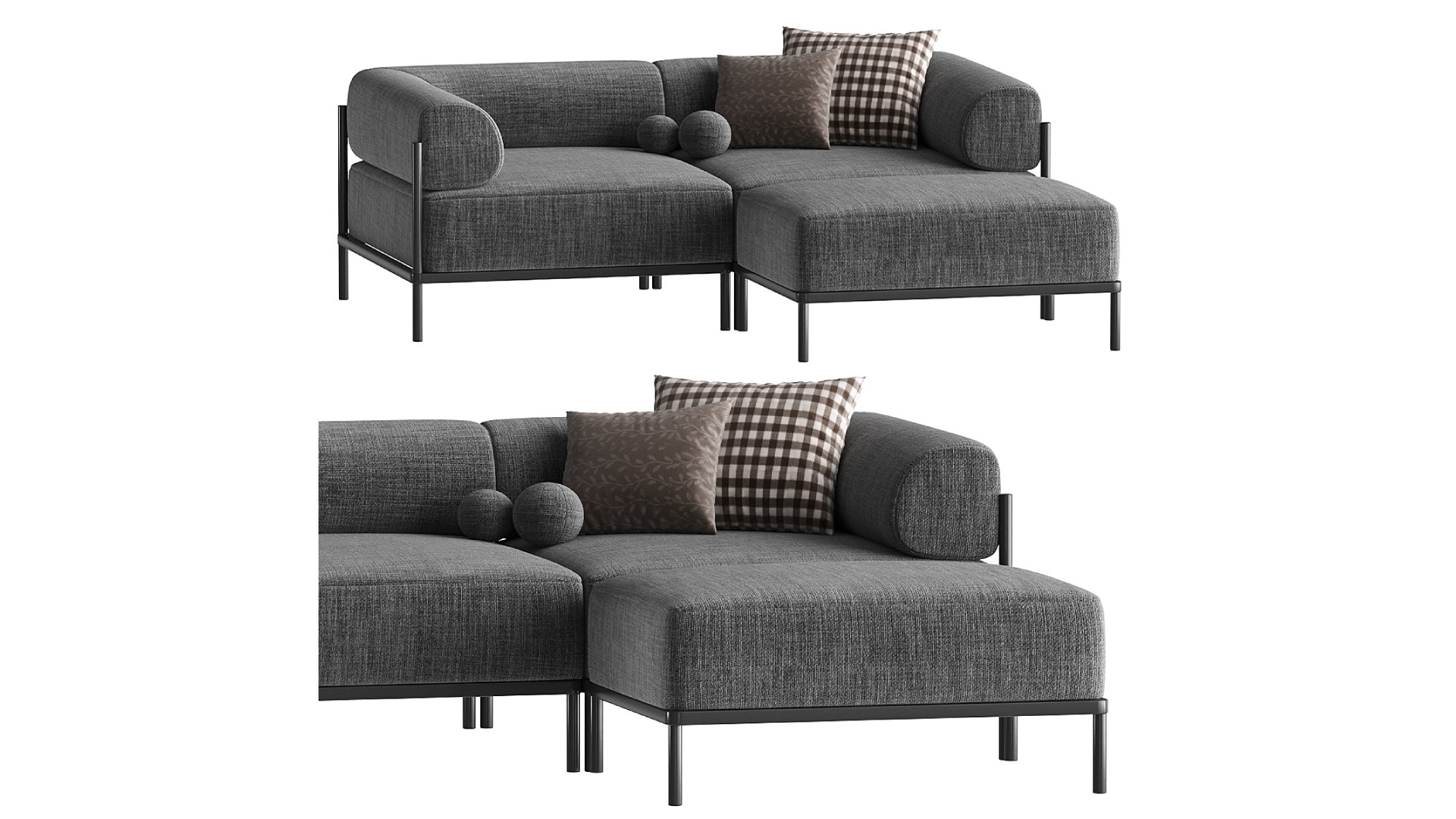 3D NOAH LIVING Sofa With Chaise Longue - TurboSquid 2203524