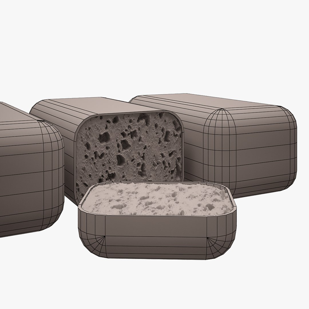 3d Model Of Cheese