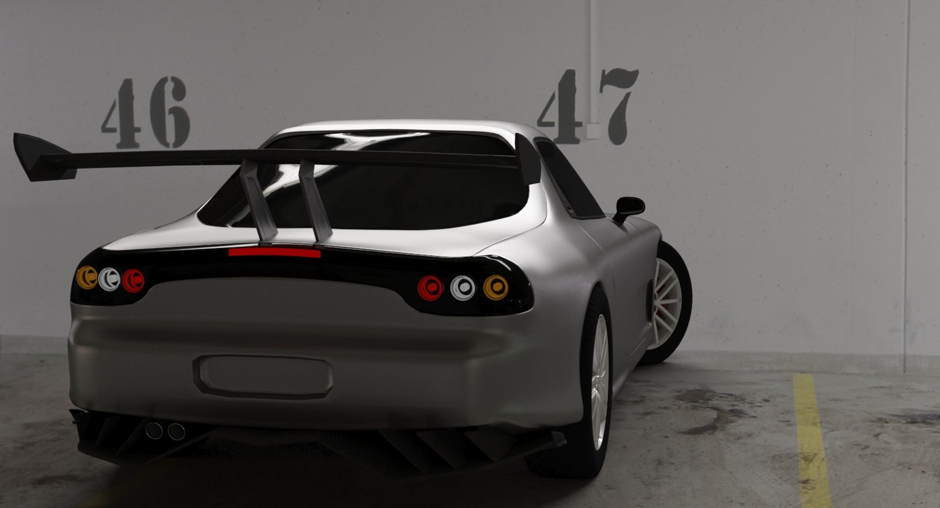 Mazda Rx-7 3d Max